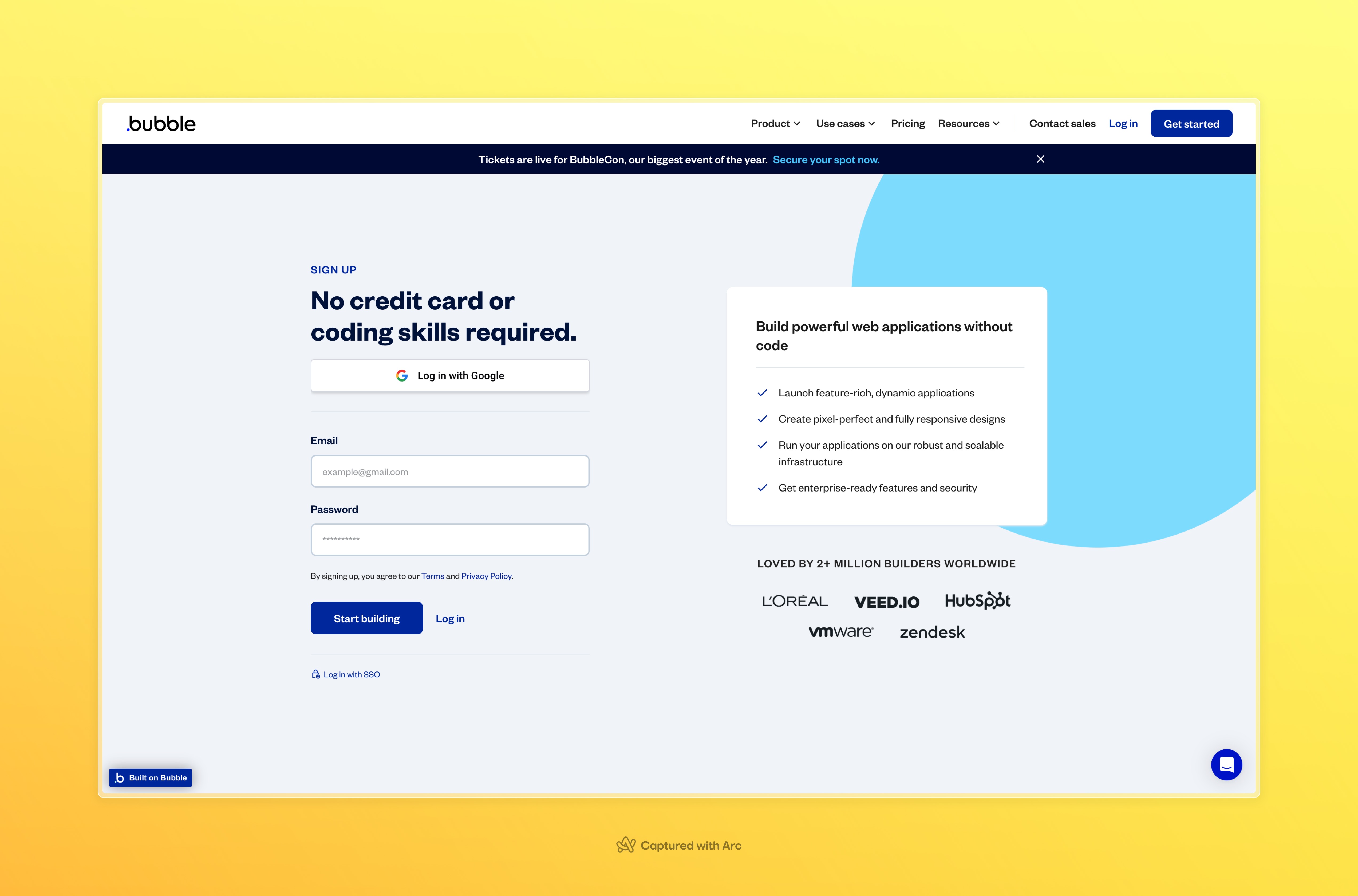 Build apps no code with Bubble - Getting started featured image
